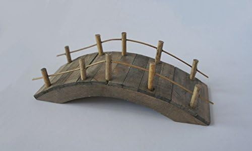 WOODLAND FAIRY WOODEN ARCHED BRIDGE - FAIRY GARDEN ORNAMENT/ACCESSORY