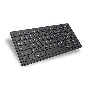 CARE CASE Wired Mini Keyboard with Chocolate Keys (Black)