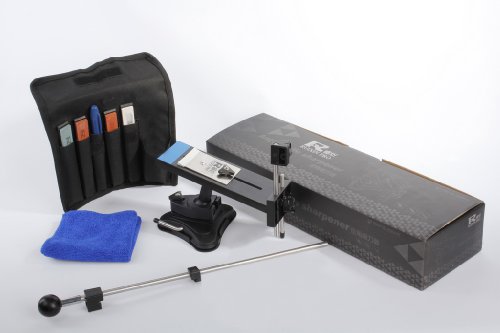 KKmoon Upgraded Küchen- Messerschärfer Sharpemaker Kits System 4 mit festen Winkel. - 2