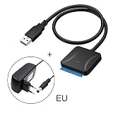 ?Universally Compatibility? USB External SATA Reader is widely compatible with for Windows 98 / 2000 / XP / Vista / 7 / 8 / 8.1 / 10, Mac OS X, Linux, Chrome, Game Consoles like PS4 / PS4 Pro / PS3 / Xbox One, and it supports all SATA hard disks, such as 2.5",3.5" SATA HDD/SSD, SATA II, SATA III Hard drives.