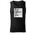 Herren Unterhemd is mir egal ich lass das so Tank Top Unterhemd mit Rundhals-Ausschnitt mit Motiv - Neu S - XXL (285-Core-Schwarz-XL)