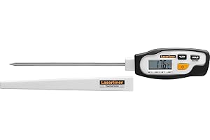 Umarex Laserliner ThermoTester Temperaturmessgerät (digitales Thermometer, LC-Display, für Küche / Grill + Gastronomie, Min./Max.-Anzeige) 082.030A