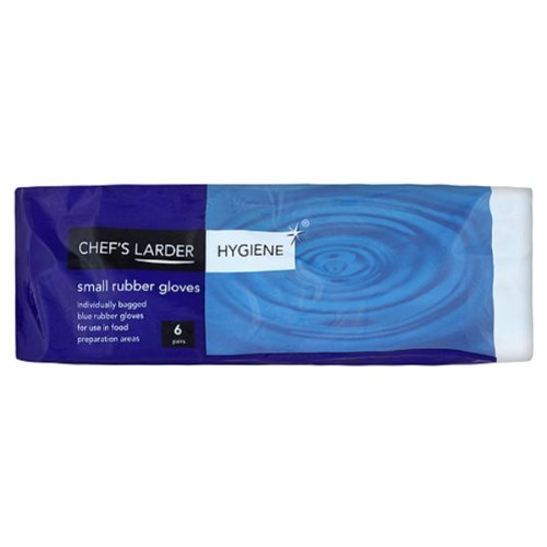 Preisvergleich Produktbild Chef der Speisekammer Hygiene Kleine Gummi-Handschuhe 6 Pairs