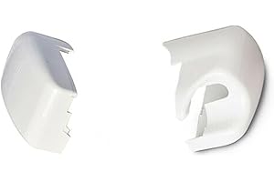 Pescaplanet Ricambio Originale Coppia Cuffie Laterali per Veranda Fiamma F45i Bianche