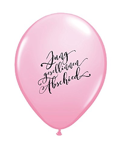 Luftballons JGA Mix rosa pink Junggesellinnenabschied 10er-Set - 2