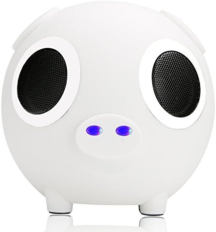 FARS Cute Animal Portable Speaker, Power Bank Speakers Wireless Bluetooth Speaker with Superior sound Hands-Free, TF Card, Built-in Microphone for iPhone, iPad, Samsung, Kids,Grils Gifts(White)