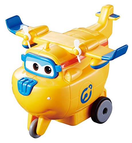 Preisvergleich Produktbild Super Wings Spielzeug Figur Rückzieh Fahrzeug ca 10x7cm (Donnie-Gelb)