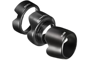 MASUNN Ew-60C II Et-60 II Es-62 II Parasoleil pour Canon EF 18-55Mm 55-250Mm 50Mm F 1.8 II