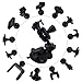 Price comparison product image iSaddle Dash Cam Suction Mount - Windshield & Dashboard Suction Cup Mount Holder/w Various Joints for Yi/Rexing/Falcon/Old Shark/VANTRUE/KDLINKS/WheelWitness/.(99% On-Dash Cameras Suitable)