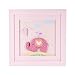 Set of Two Designs Handcrafted Pink Framed Pictures for Baby Girl Nursery Decoration