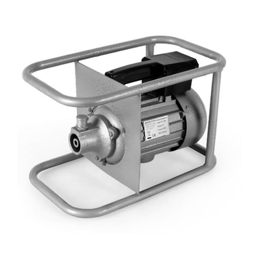 EBERTH 1500 W Betonrüttler elektro Innenrüttler Betonvibrator Flaschenrüttler (45 mm stahlverstärkte Rüttelflasche, 6 m Schlauch, wärmebehandelt, 2 PS Elektromotor, Tragegriff, stabiler Rahmen) silber - 2