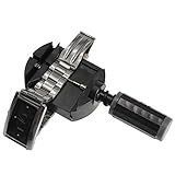 SCHWARZ Stiftausdrücker Armbandkürzer Armbanduhr Uhrmacher Werkzeug + 3 Ersatz Stift