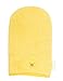 100% Cotton Wash Glove Hand Mitten Flannel -- Yellow -- 0 m+
