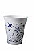 Produktbild Trinkbecher Thermobecher Styroporbecher Becher 0,2 l "Snowflake" Glühwein Tee 200 ml Winter Sterne blau (120)