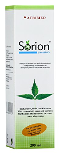 Sorion Shampoo 200 ml – Auch zur Kopfhautpflege bei Schuppenflechte und Neurodermitis mit Kokosöl, Neem, Rubia Cordifolia, Kurkuma und Wrightia tinctoria - 3