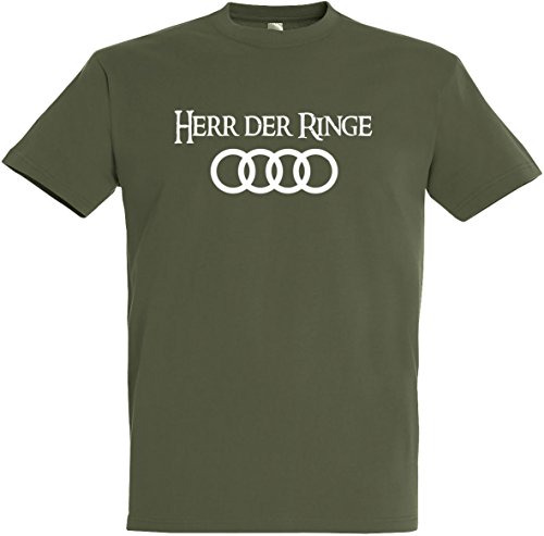 Textildruck Universum Herren T-Shirt Herr der Ringe S bis 5XL (S, Olive) Textildruck Universum Herren T-Shirt Herr der Ringe S bis 5XL (S, Olive)