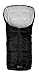 Altabebe Winter Footmuff Basic (Black/ Whitewash)