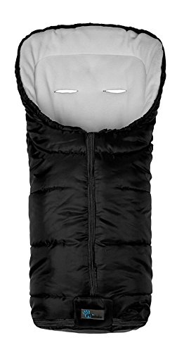 Altabebe Winter Footmuff Basic (Black/ Whitewash)
