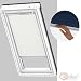 Produktbild Original Velux Verdunkelungsrollo Rollo für VL / VU / VKU Y87 / Stofffarbe Standard 1085 beige , Schienenfarbe silber // DKL Y87 1085S