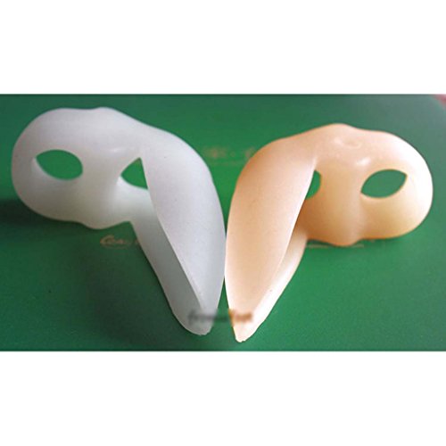 Huayang Silikon Gel Fuß Zwei Zehen Separator Hallux Valgus Korrektor Glätteisen Orthese (weiß) - 5