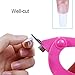 Elite99 Professional 3 Ways Acrylic Gel False Nail Clipper Edge Cutter Tips Sharp Blade Nail Art Manicure Tool (Pink)