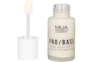 MUA Makeup Academy Pro/Base Full Coverage Long Wear Matte Finish Foundation, Shade #100, 30 ml - Vegan & Cruelty Free