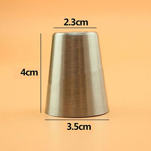 Satz Von 8pcs Russische Tulpe Vereisung Rohrdüsen Kuchendekoration Spritzdüse Spritztülle Spitzen DIY Werkzeug - 3