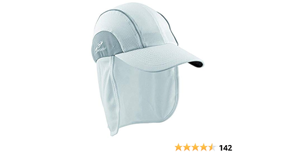 running hat with neck cover