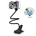 Produktbild Gtide 360-Grad-Rotating Universal-Flexible-lange Arm-Handy-Halter-Einfassung, faule Hands Free Clip-on Smartphone Gooseneck Handy-Halter für Tischständer , Bett, Auto, Desktop, Office-Unterstützung für iPhone / Samsung / Huawei Ect (1, schwarz)