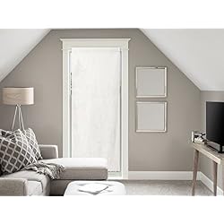 Soleil d'ocre Visillo para Puerta acristalada de algodón 70x200 cm Panama Crudo
