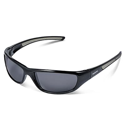 Duduma Lunettes de Soleil Polarisées Sports pour Ski Conduite Golf Course Cyclisme Conception du Cadre Tr8116 Super Léger pour Hommes et Femmes