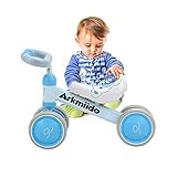Diseño estable: el diseño de 4 ruedas hace que la bicicleta sea más estable, evita que el bebé se caiga, por lo que es muy fácil para los niños pequeños aprender a caminar y desarrollar su coordinación.