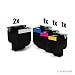 Produktbild 5er Set Eurotone Kompatible Toner XXL für Lexmark CX410e/CX410de/CX410dte Drucker - ersetzt 802K 802C 802Y 802M im Sparpack - 2X Schwarz