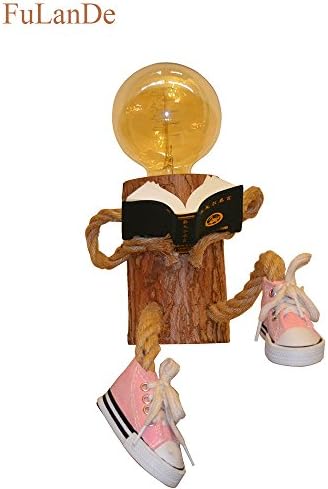 FuLanDe 2018 Wooden New Design Bedside Table Lamp for Working Learning Nightstand Living Room Bedroom …