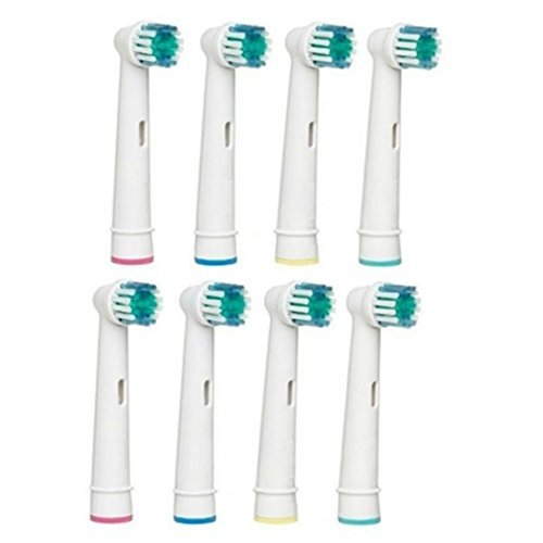 8 pcs. (2x4). Heads toothbrush Carolina Meyer®. Oral B Precision Clean / Flexisoft (EB17-4) Spare replacement compatible. Fully compatible with the following models of electric toothbrushes Oral-B Vitality Precision Clean, Vitality Floss Action, Vitality Sensitive, Vitality Pro White, Vitality Dual Clean, Vitality White and Clean, Professional Care Triumph, Advance Power, TriZone and Smart Series.