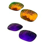  sunglasses restorer Kompatibel Wechselgläser für Holbrook (Polarized Combo Fire Iridium + Purple Mirror Gläser)