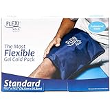 FlexiKold Poche de Glace Réutilisable | Compresse de Gel Froid | Douleur, Récupération et Thérapie par le Froid | Flexible-Adaptable pour toute Partie du Corps | Grande Taille Standard (36,8 x 26,5cm)