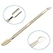 Elite99 Nail Perfection Steel Dual Pusher Cuticle Remover Stainless Steel Double End Manicure Pedicure Nails Cleaner Scraper Tool Gold