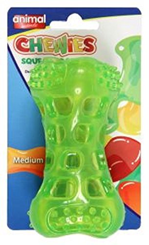 Animal-Instincts-Chewies-Squeaky-Rubber-Bone-Medium-105cm-Two-Colours-Available