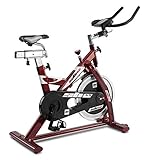 bicicleta spinning bh sb2.3 Monitor LCD multifunción. Uso muy sencillo. Muestra tiempo, calorías y distancia.