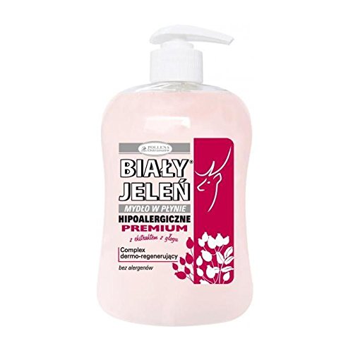 BIALY JELEN PREMIUM - Liquid soap with hawthorn extract - 300ml