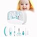 Price comparison product image OFKPO 7 Pcs Baby Healthcare Grooming Kit with Nail Clipper, Hair Brush, Emery Board ,Scissors, Circular Comb, Toothbrush, Finger Toothbrushe