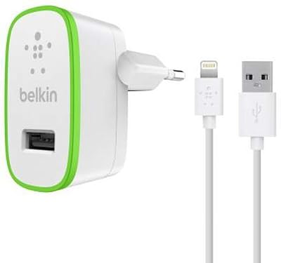 Belkin - Chargeur Allume-Cigare avec Câble Lightning pour iPhone & iPod - 1,2M - Blanc