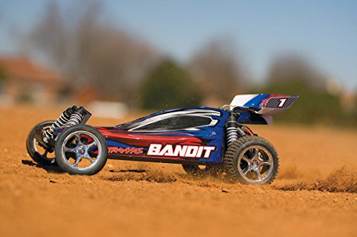Traxxas Scale 1:10 Bandit 2WD Ready to Run Off-Road Buggy (Silver)