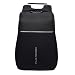 Produktbild POIUDE Wasserdicht Laptop Schulrucksack Backpack, Multifunktions-Rucksack Password Lock Hochleistungs-Laptop-Tasche mit USB(Schwarz, 30x16x48cm)