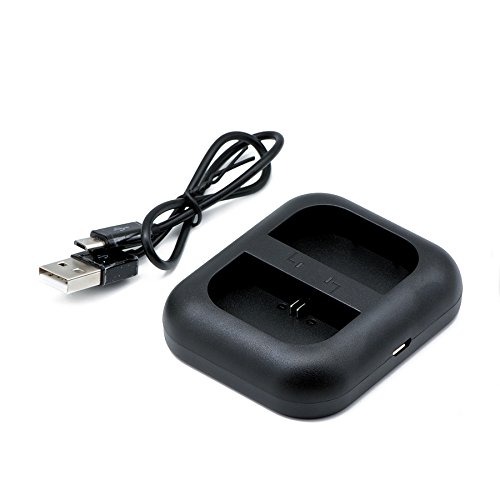 QUMOX Doppel LED Batterie/Akku Ladegerät für Canon LP-E6 LC-E6 EOS 5D Mark 3 4 70D 80D 6D 7D - 2