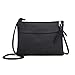 Produktbild Subfamily® Frauen Retro Tasche Umhängetasche Tasche Messenger Taschen Tote Handtasche Vintage, Endure Kosmetiktasche Kleine Damentasche (Schwarz)