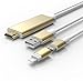 Produktbild ULTRICS® Lightning HDMI Kabel, Micro USB zu HDMI AV 3D HDTV HD 1080p Hochwertiges Digital Video Konverter MHL Kabeladapter für iPad iPhone 7 / 7plus, Android, Samsung Smartphones - 2M / 6ft