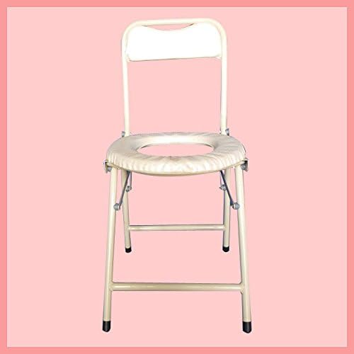 Comfortable Of The Iron Pipe Header rociable Folding White Disabled Elderly Toilet deople Sitting soilet shairs Mobile