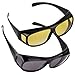 Produktbild VONKY Anti Glanz Brille für Fahren 2er Set Nachtsichtbrille + Sonnenbrille UV Schutz Blendschutz Überbrille für Brillenträger